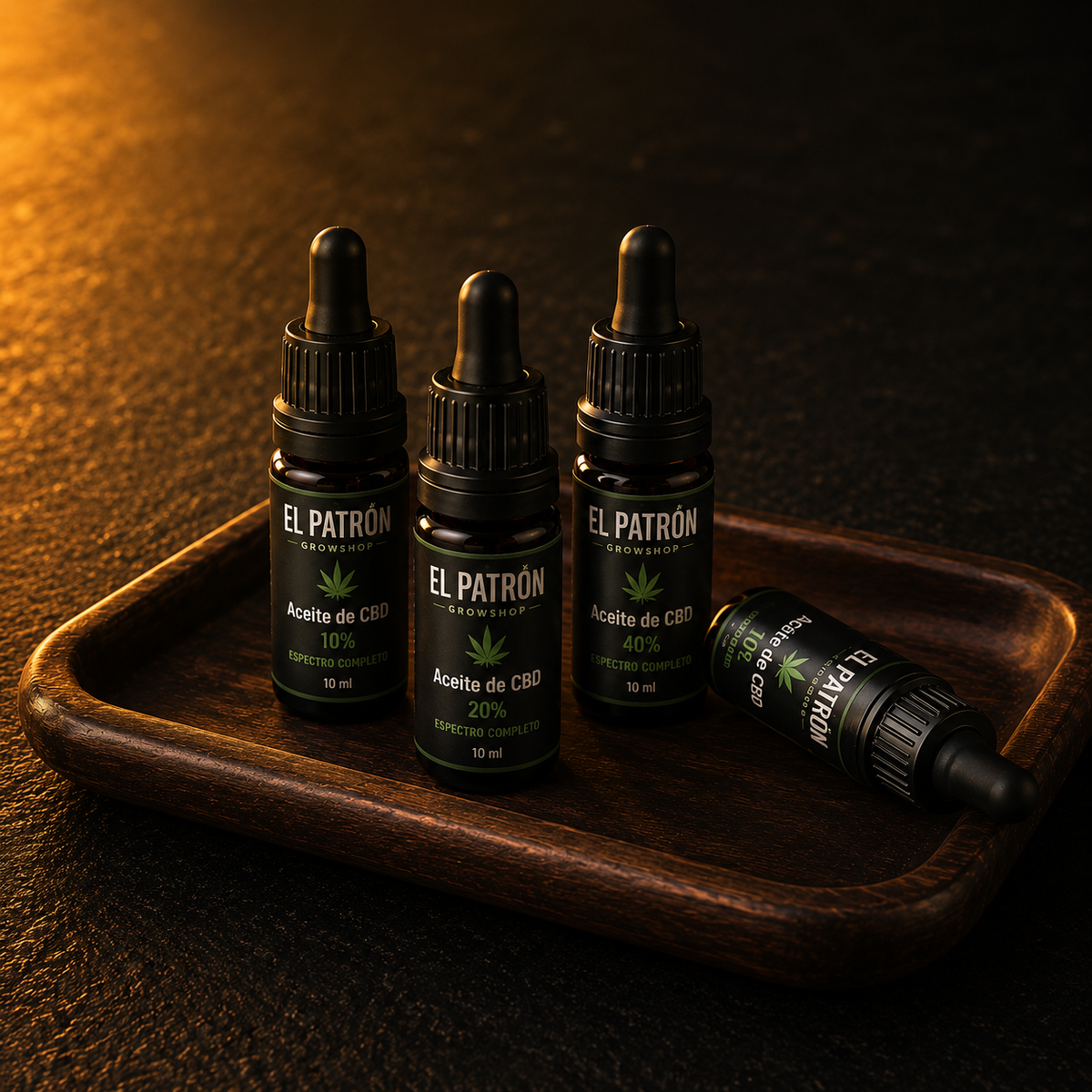 Aceites CBD premium - Diferentes concentraciones