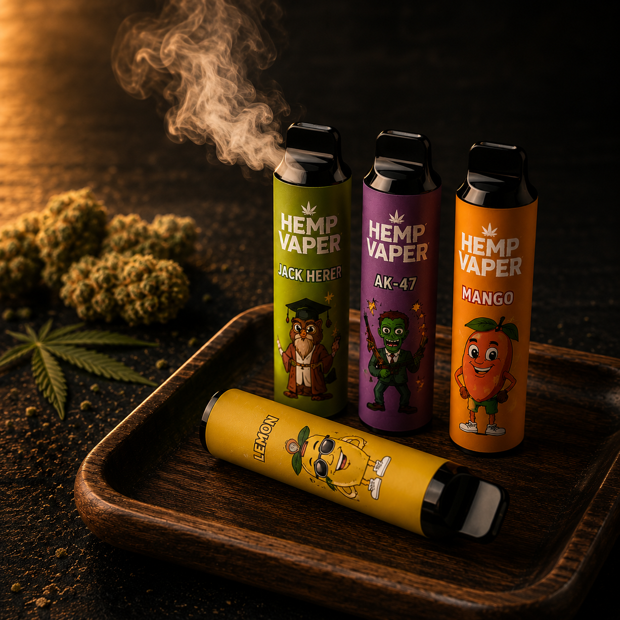 Vapers CBD desechables - Hemp Vaper premium