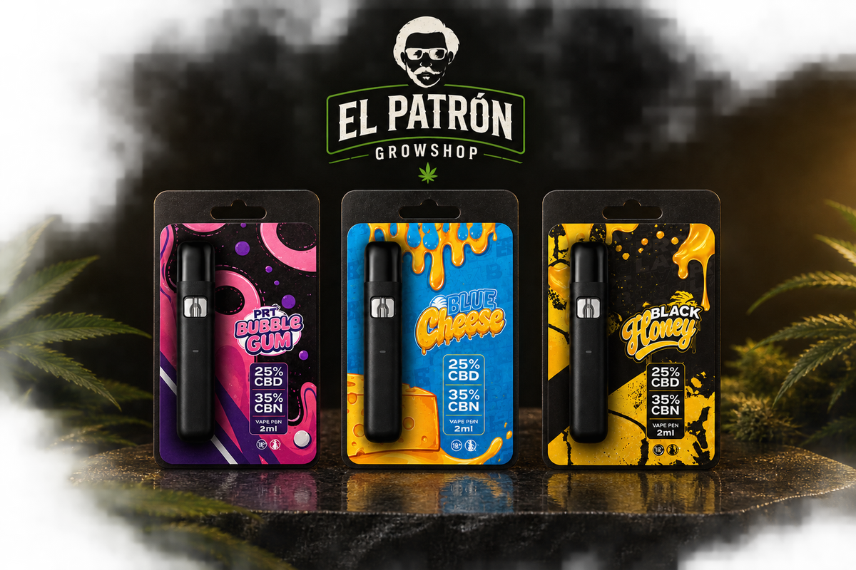 Vape Pen PRT LAB® 2 ml · 25 % CBD / 35 % CBN · 2000 caladas