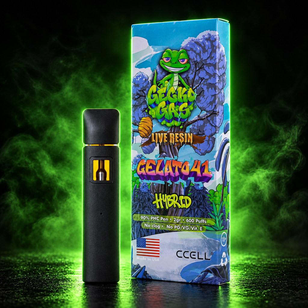 GECKO GAS · Live Resin Pen 2 ml · 600 caladas