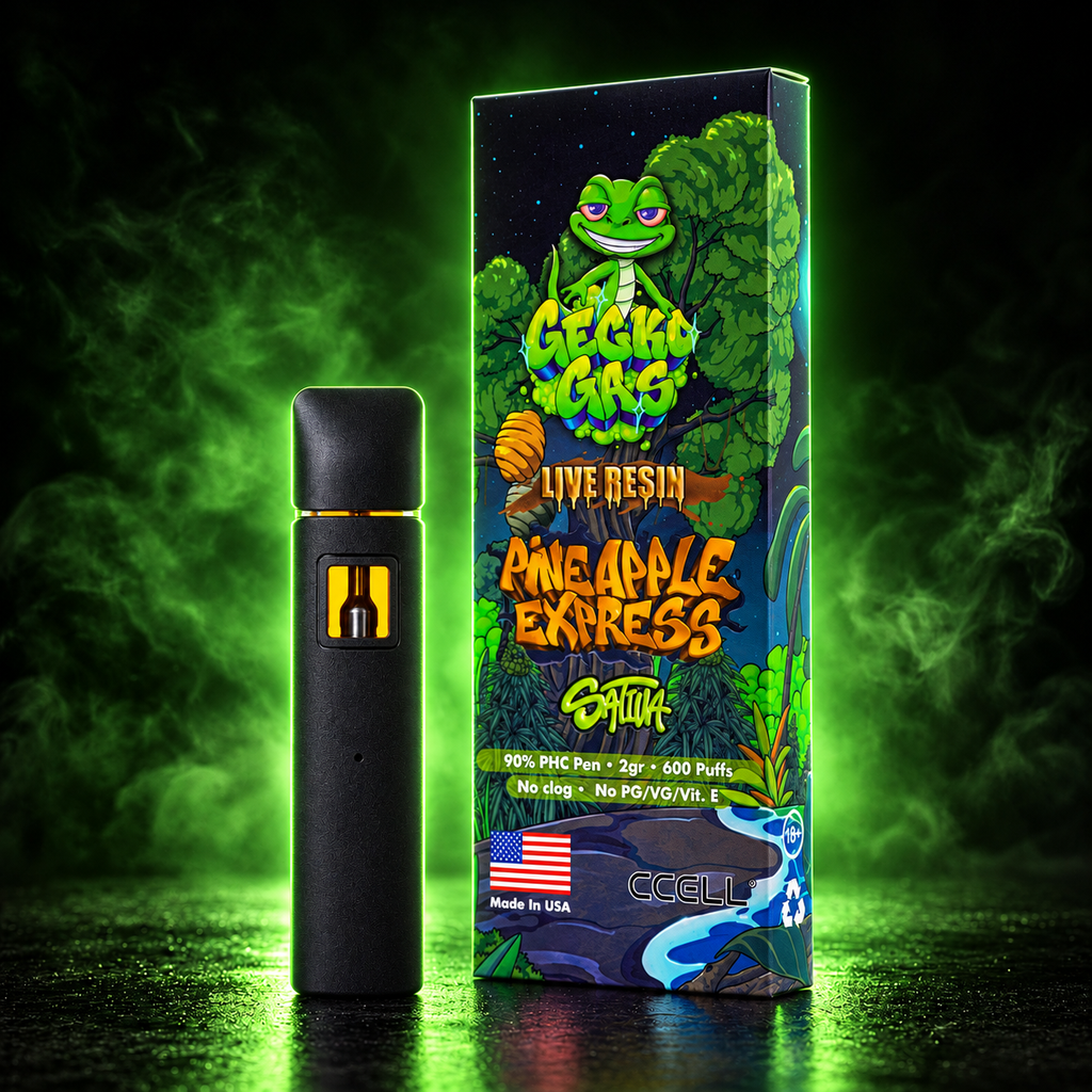 GECKO GAS · Live Resin Pen 2 ml · 600 caladas