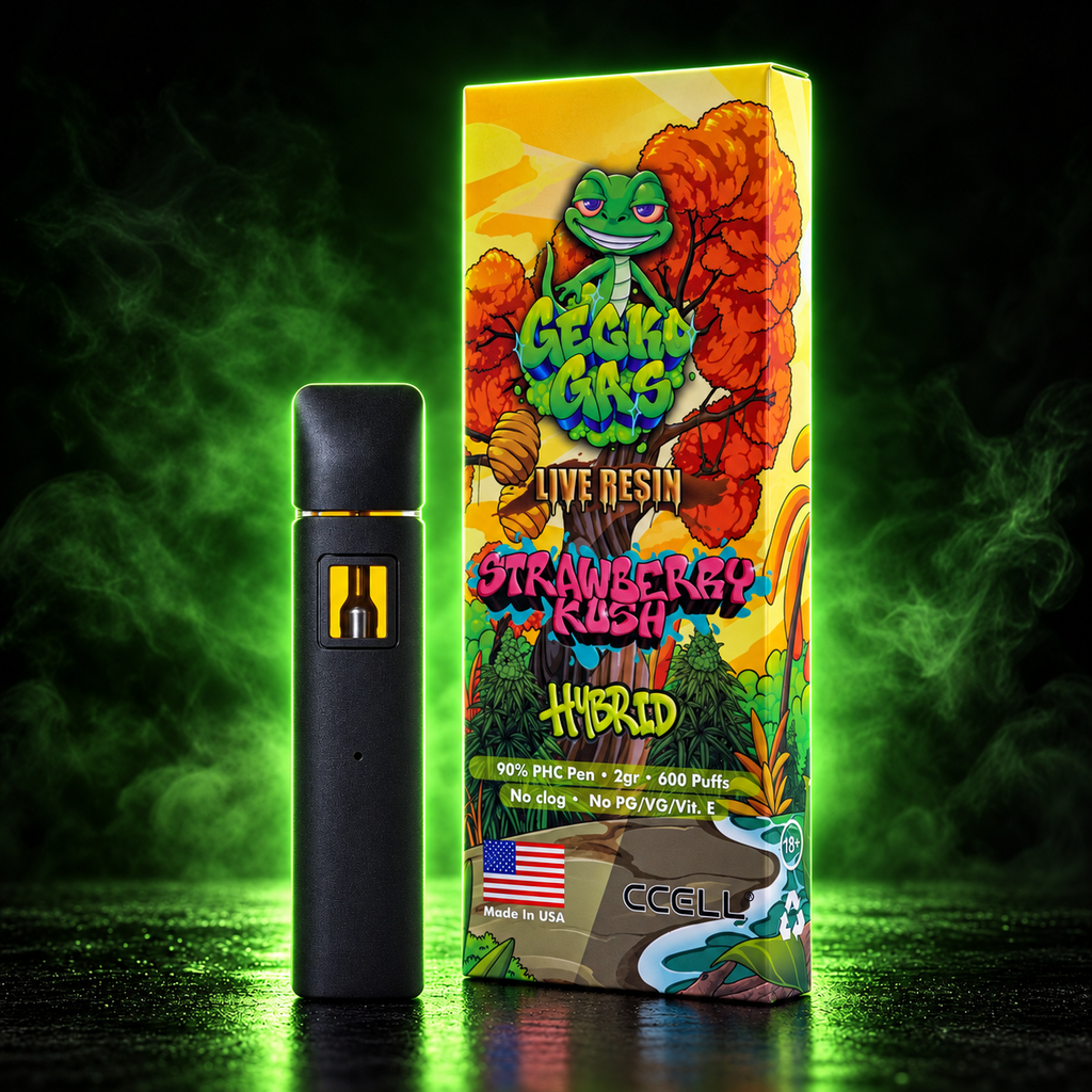 GECKO GAS · Live Resin Pen 2 ml · 600 caladas