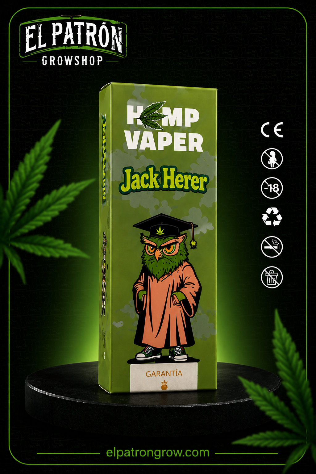 HEMP VAPER 2 ml · Vape desechable