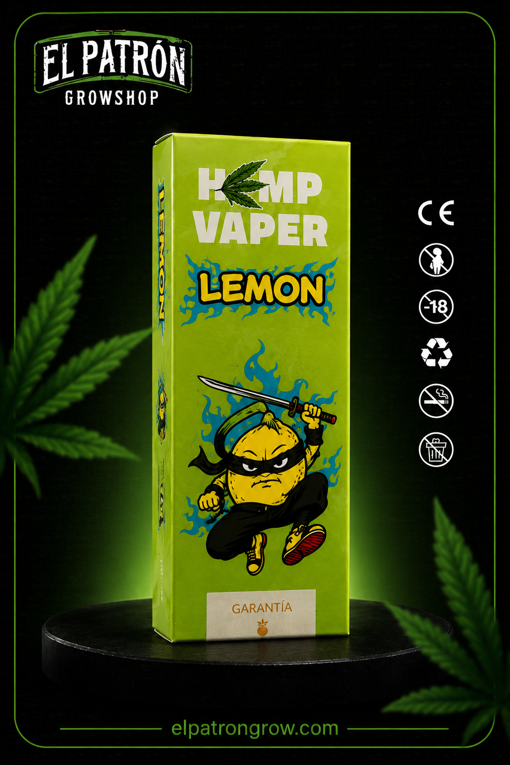 HEMP VAPER 2 ml · Vape desechable