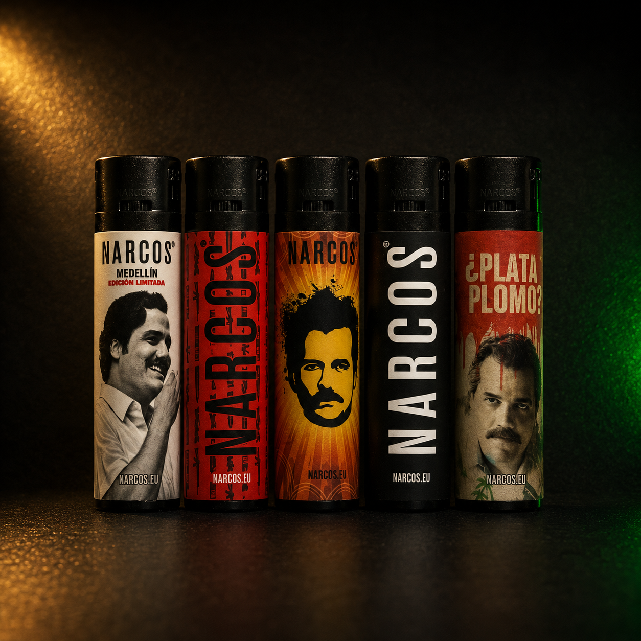 Mechero Narcos