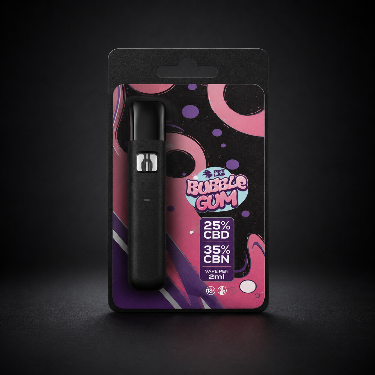 Vape Pen PRT LAB®: 2000 puffs (2ml), 25% CBD / 35% CBN